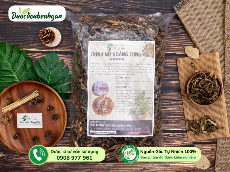 Thành phần dược tính có trong Trinh Nữ Hoàng Cung